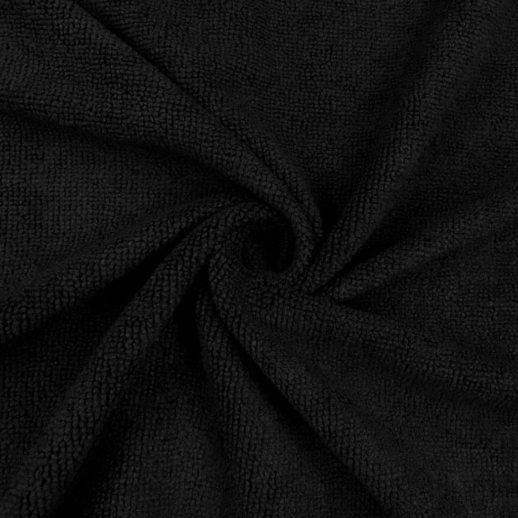 Microfibra Felpuda Lisa - Preto