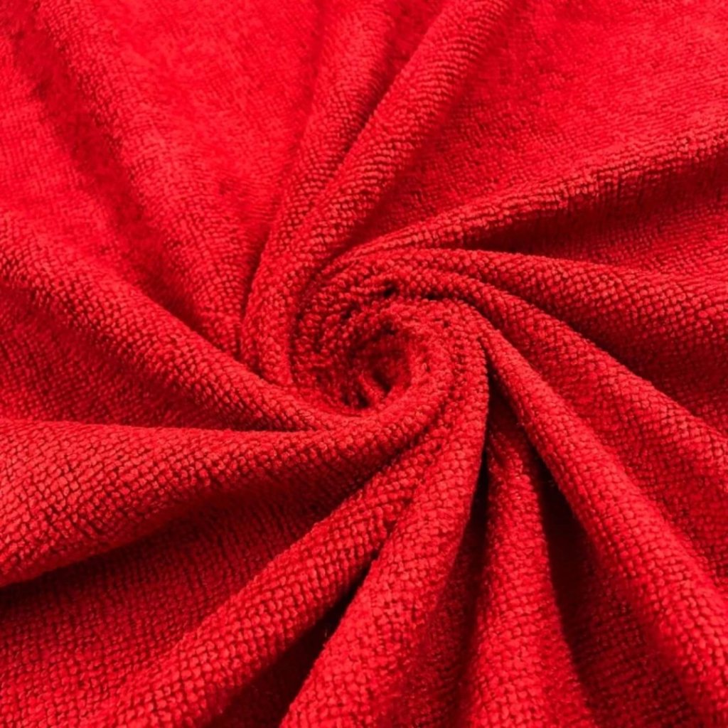 Microfibra Felpuda Lisa - Vermelho