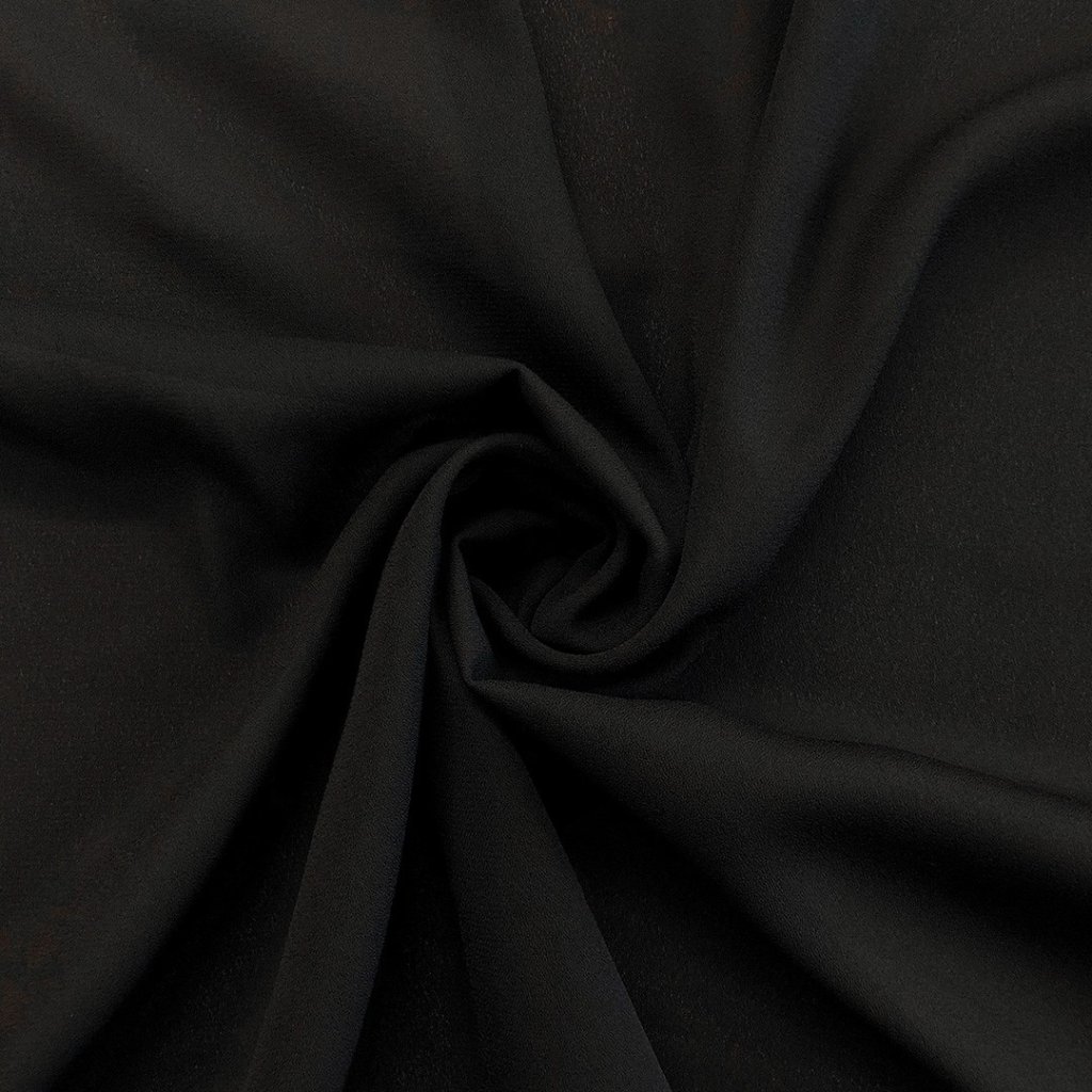 Crepe Georgete - Preto