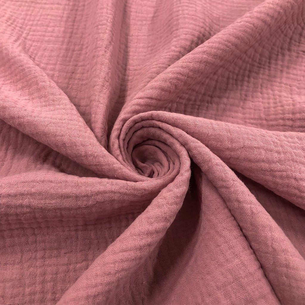 Gaze Musselina Dupla - Rosa Escuro
