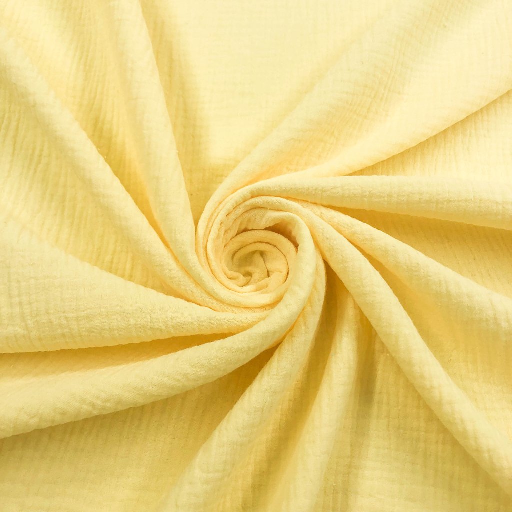 Gaze Musselina Dupla - Amarelo Bebê