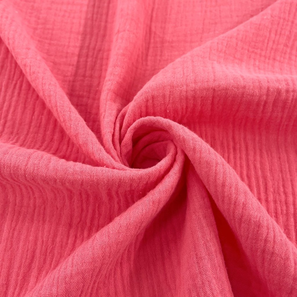 Gaze Musselina Dupla - Rosa Chicletes