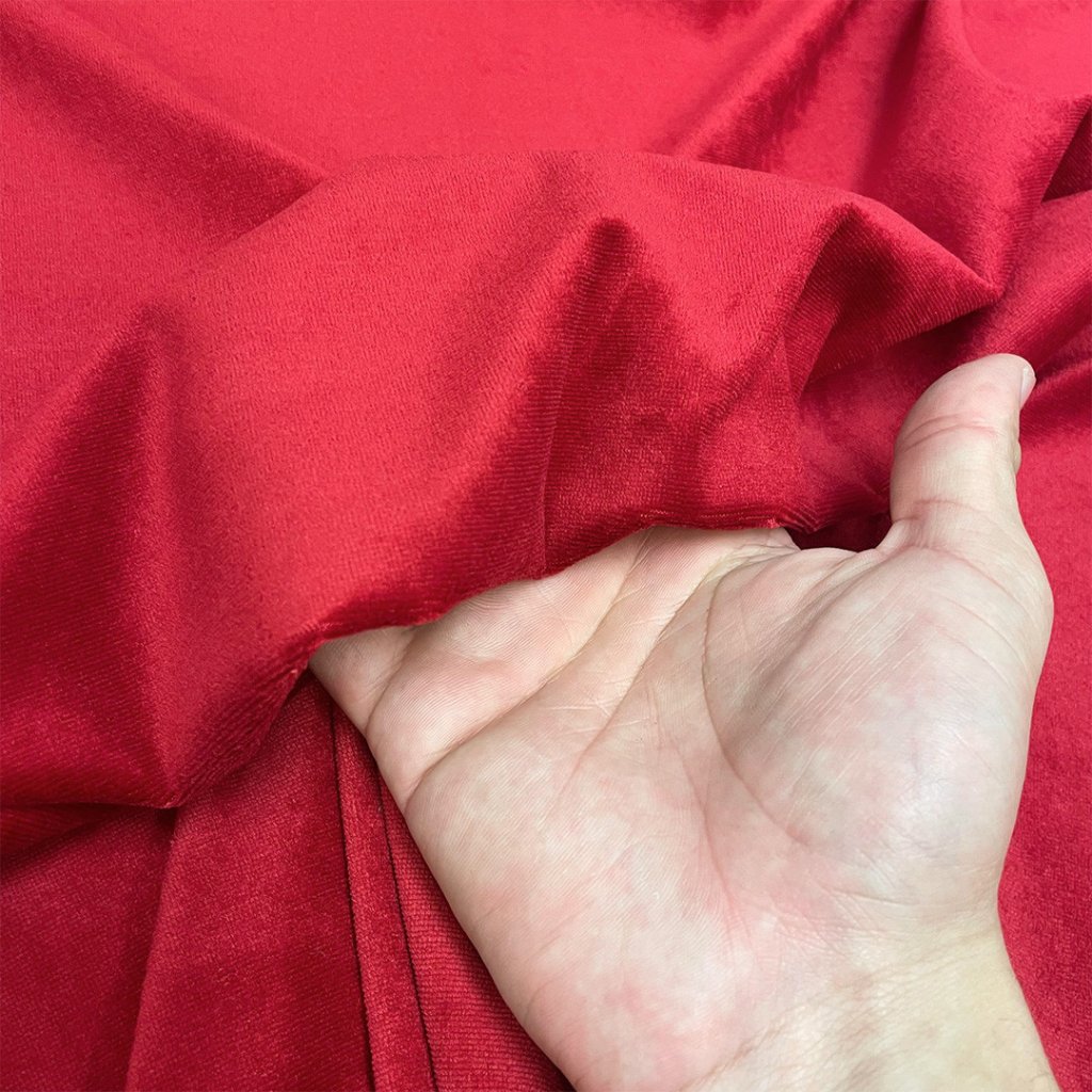 Plush Liso - Vermelho