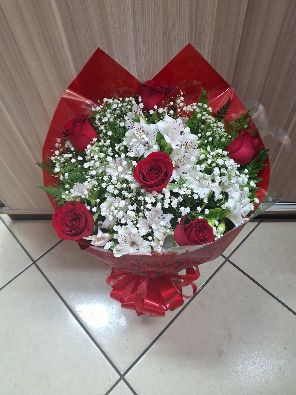 Bouquet Glamour 6 rosas