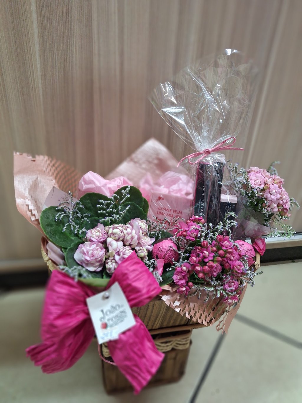 Cesta Glow & Flowers