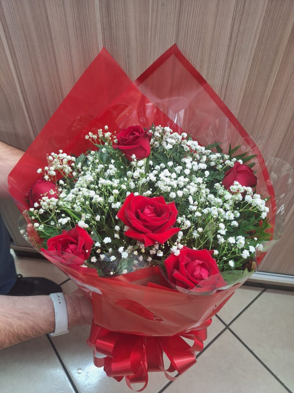 Bouquet Glamour 6 rosas