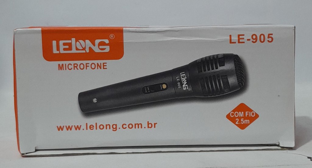 Microfone com Fio Marca LELONG modelo LE-905