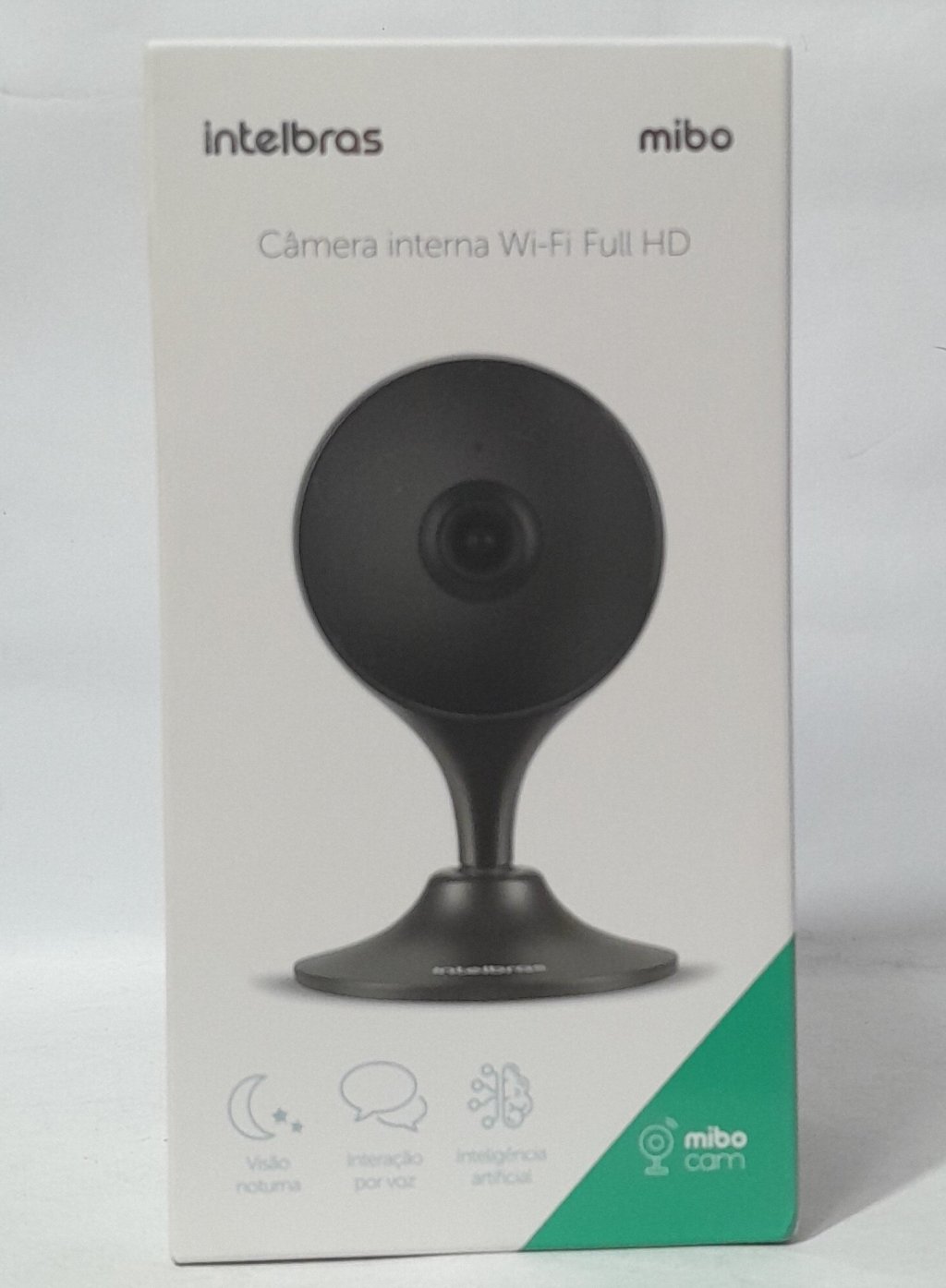 Câmera Interna Wifi Full hd Mibo Intelbras com Visão Noturna e Interação por voz