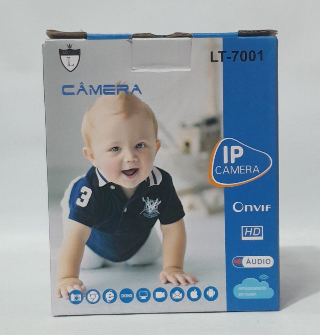 Camera IP baba HD e monitoramento em Tempo real