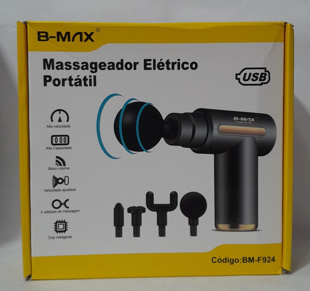 Massageador Elétrico Portátil Recarregável USB marca b-max Modelo bm-f924