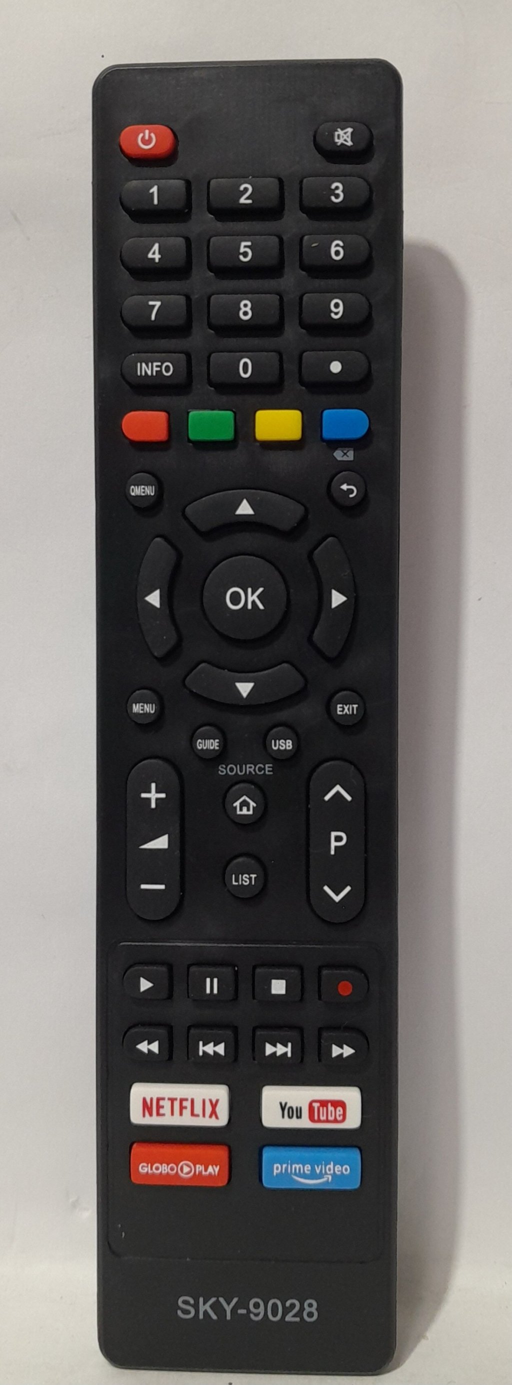 Controle Para Tvs Philco Smart com Função netflix/globo paly/Prime Vídeos/YouTube Modelo SKY-9028