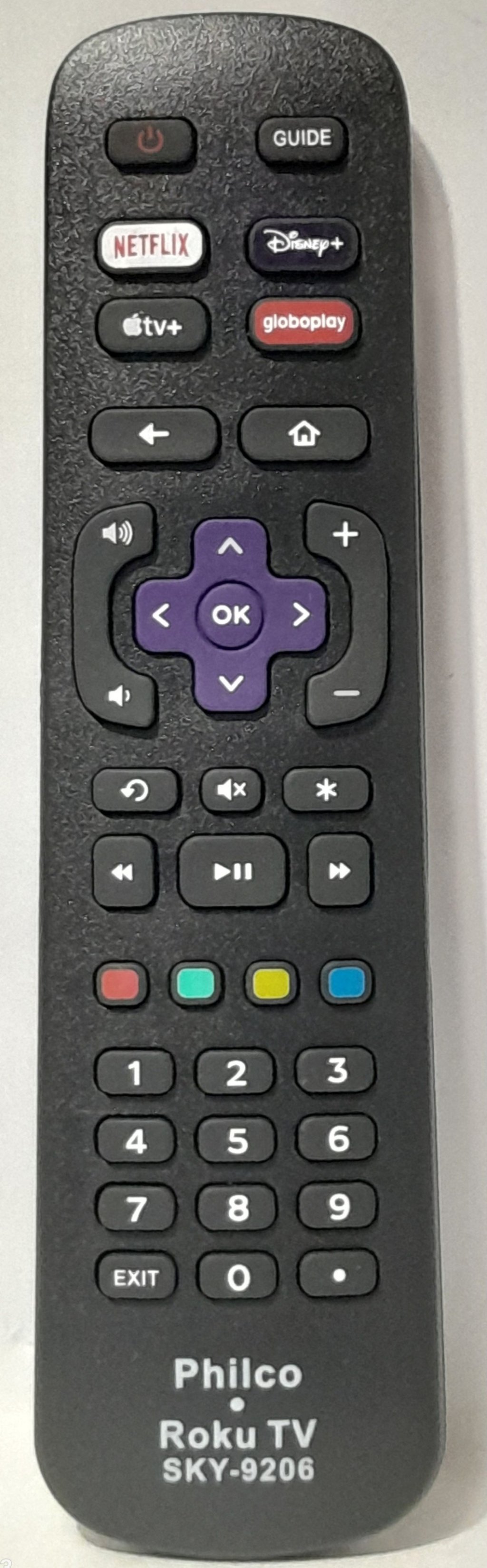 Controle Para TV Philco Smart Sistema Roku TV Modelo sky-9206