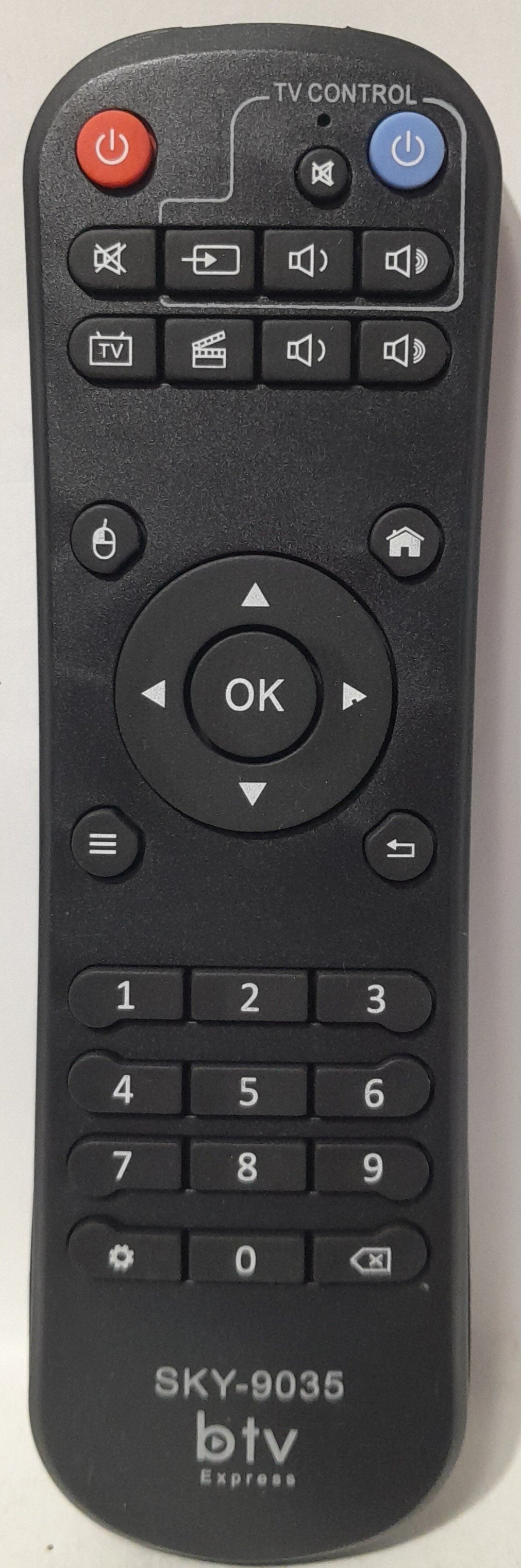 Controle Remoto para Receptor BTV SKY-9035