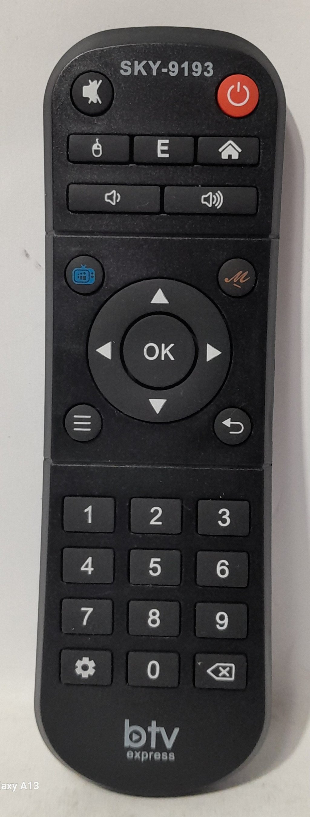 Controle Remoto Receptor BTV EXPRESS MODELO SKY-9193