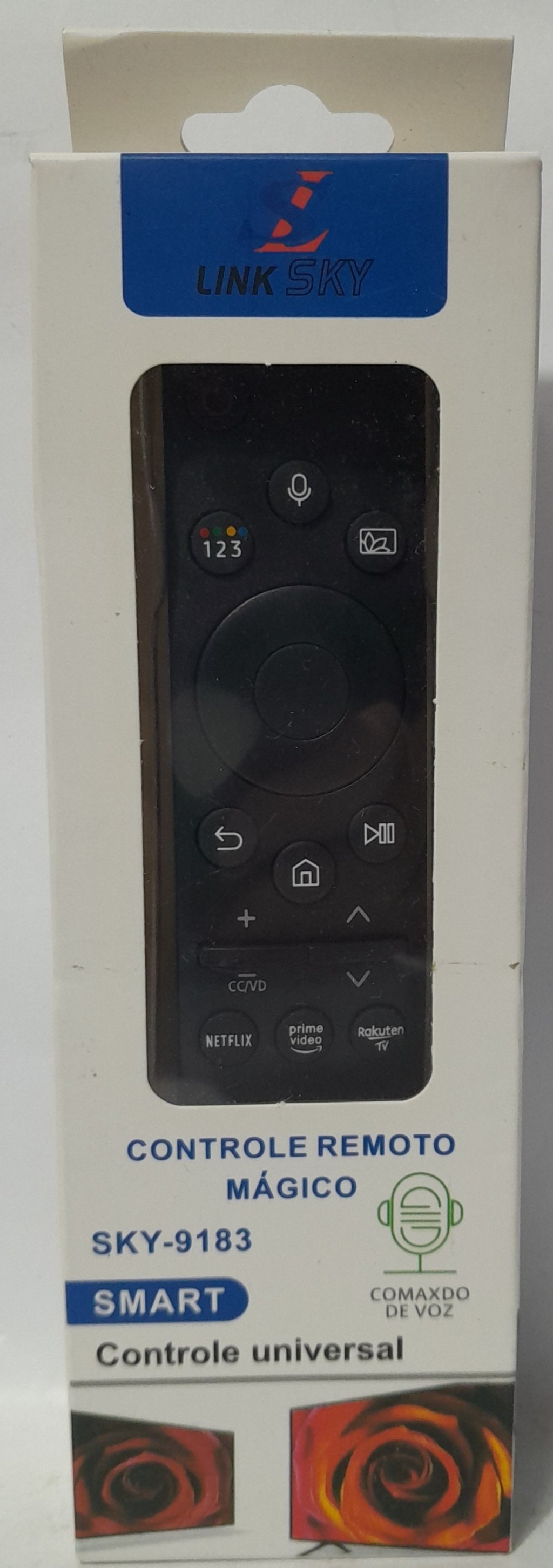 Controle Remoto Mágico com Comando de VOZ SKY-9183
