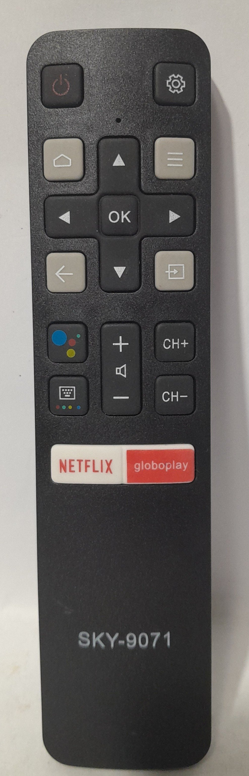 Controle remoto para TV TCL smart função netflix/globo play modelo SKY-9071