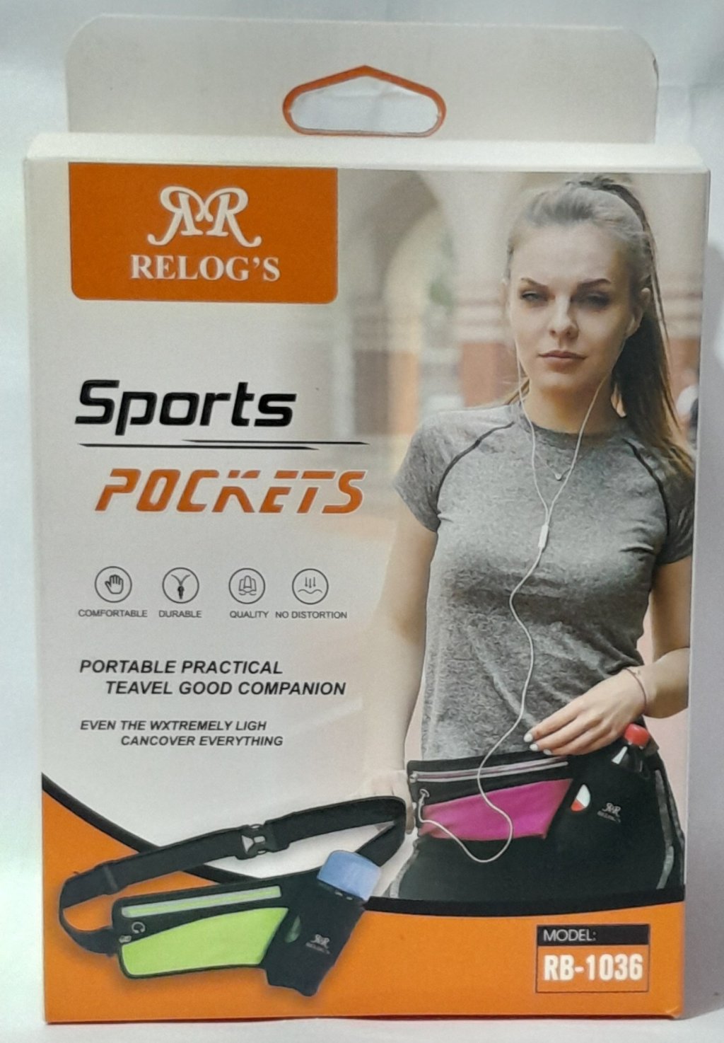 Pochete com Suporte para Garrafa de Agua marca relog's RB-1036