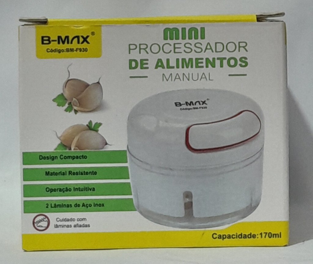 Mini processador de alimentos Manual 170ml marca B-MAX BM-F930