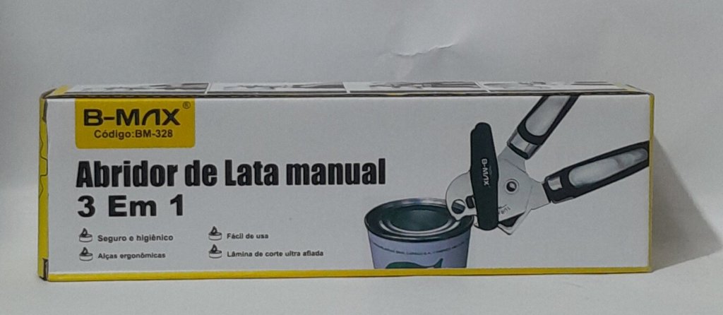 Abridor de lata manual marca B-MAX BM-328