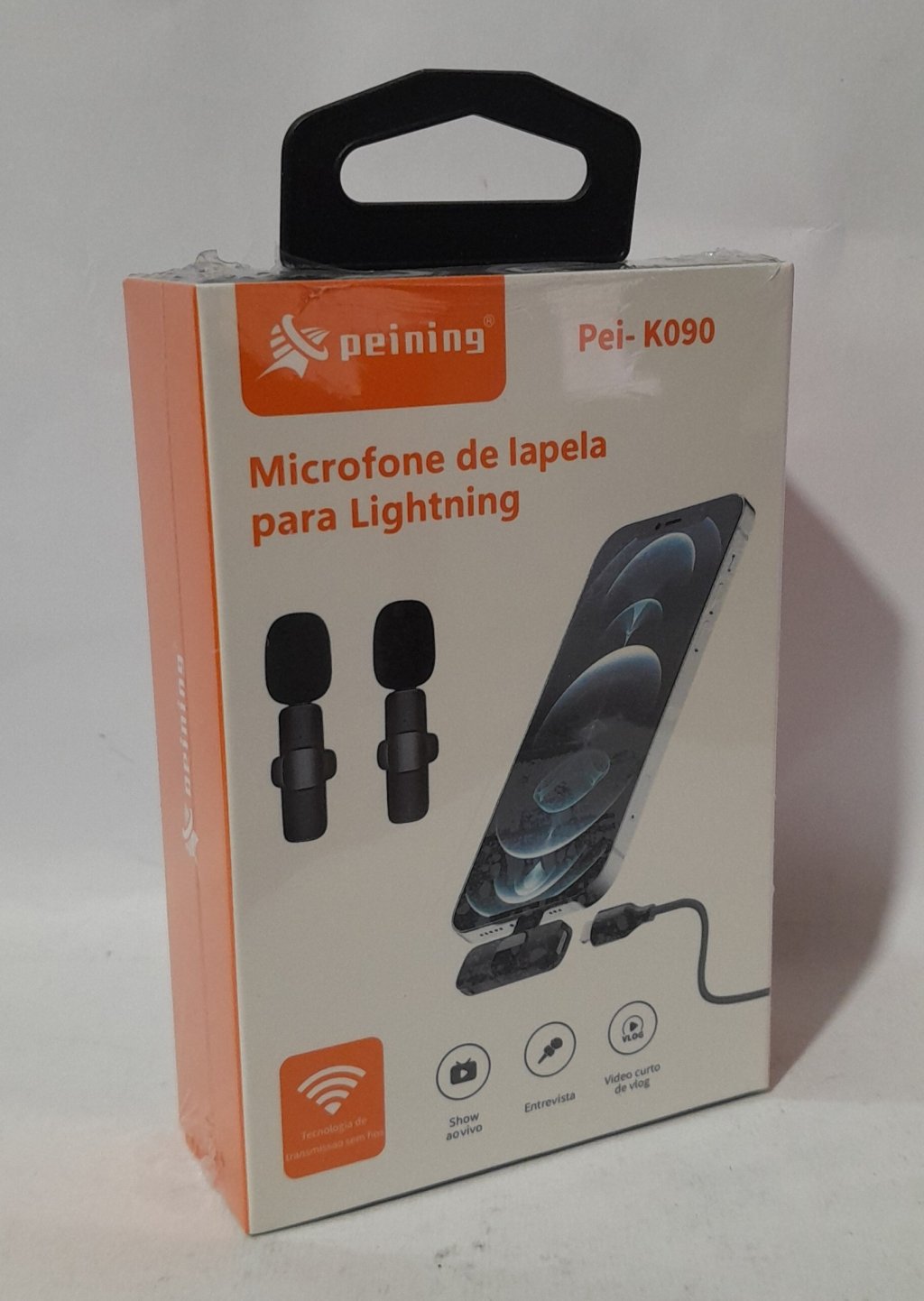MICROFONE DE LAPELA PARA IPHONE MARCA PEINING PEI-K090