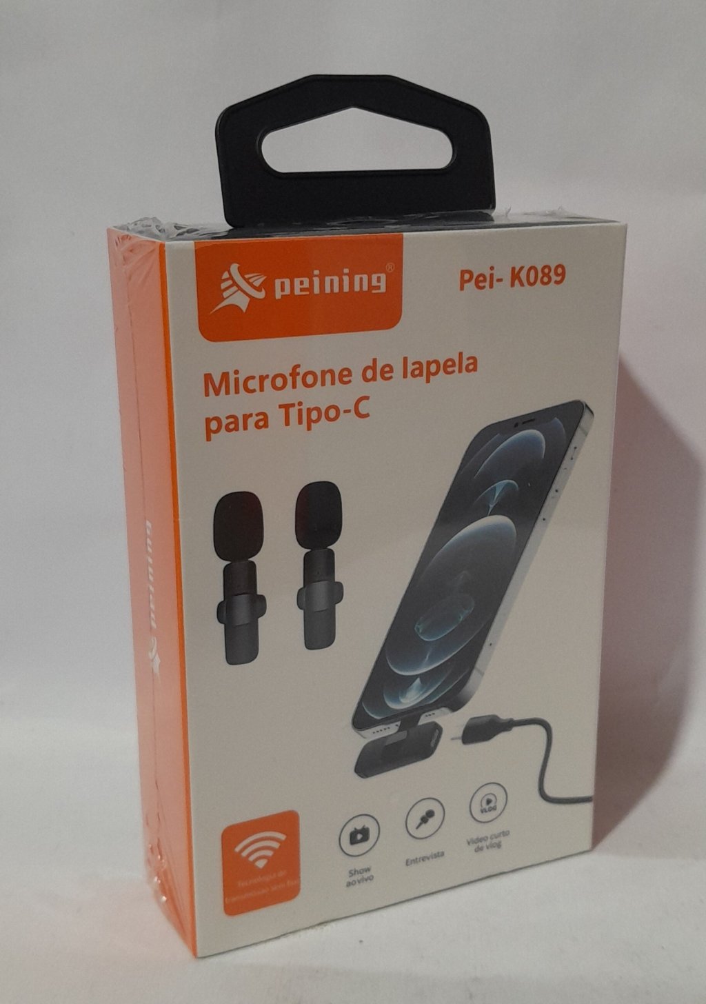 MICROFONE DE LAPELA PARA CELULAR ANDROID TIPO C MARCA PEINING PEI-K089