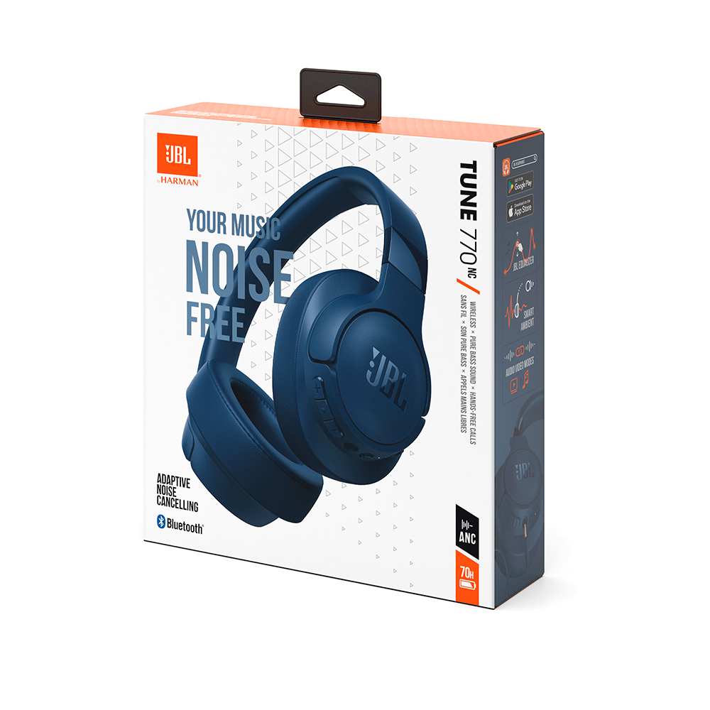 Fone de Ouvido JBL Tune 770NC, Bluetooth com redutor de Ruídos Azul