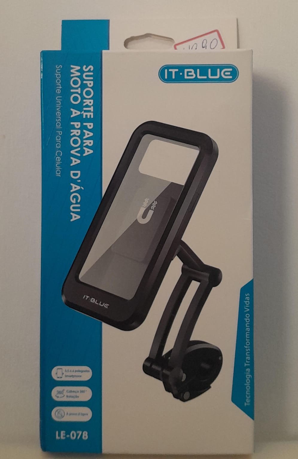 Suporte para Moto a Prova d'agua Suporte Universal para Celular 6.6