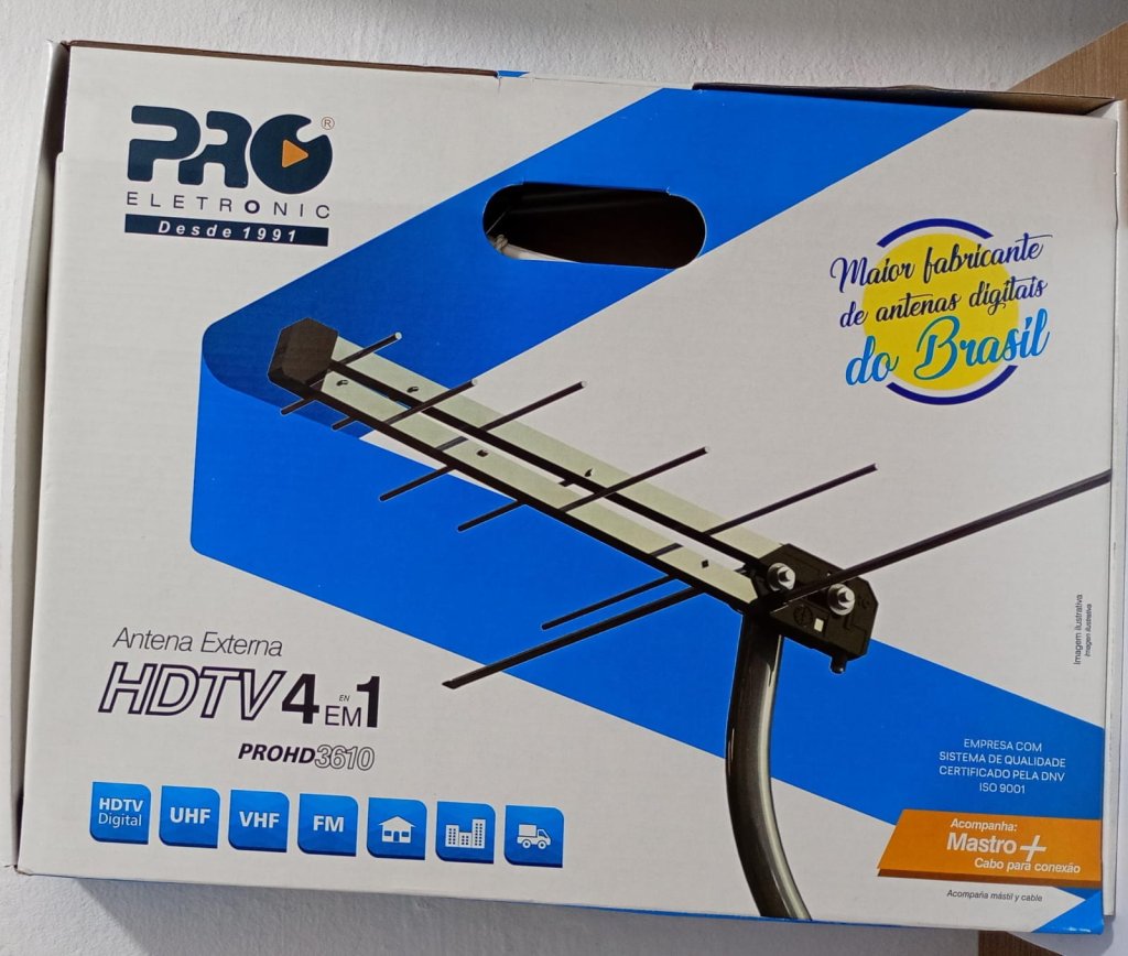 ANTENA EXTERNA HDTV 4 EM 1