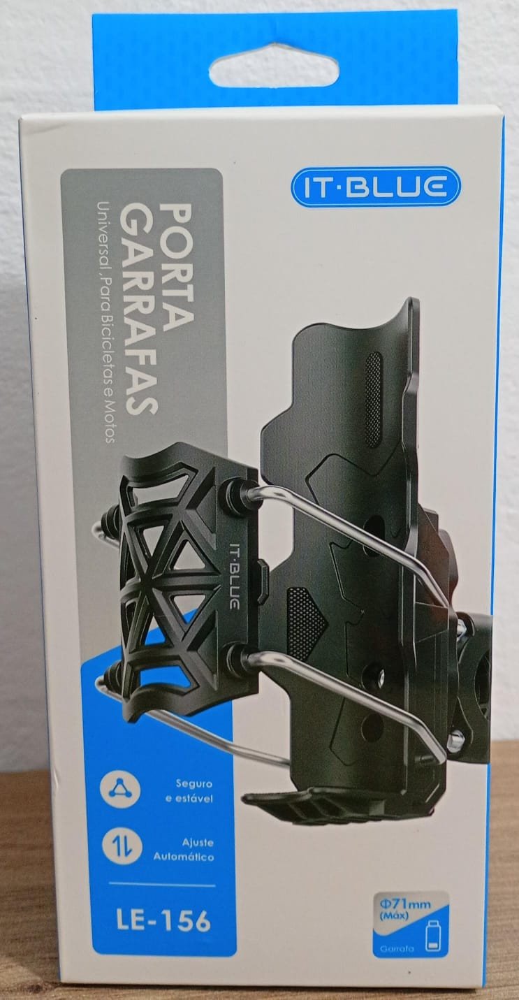PORTA GARRAFAS UNIVERSAL, PARA BICICLETAS E MOTOS