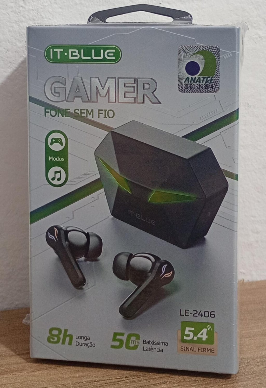 FONE DE OUVIDO BLUETOOTH GAMER