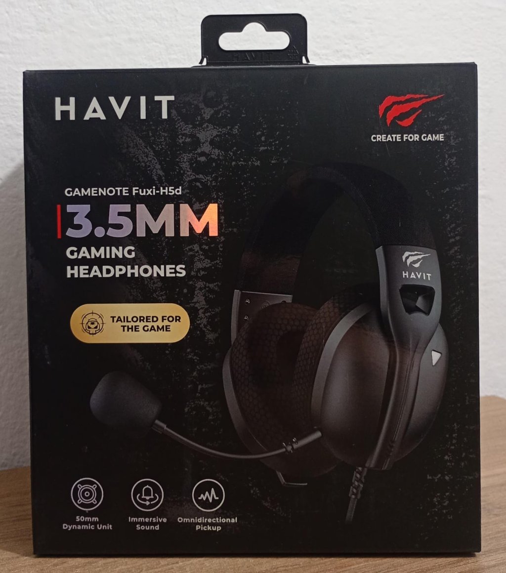 Headset Gamer HAVIT Fuxi-H5D Preto