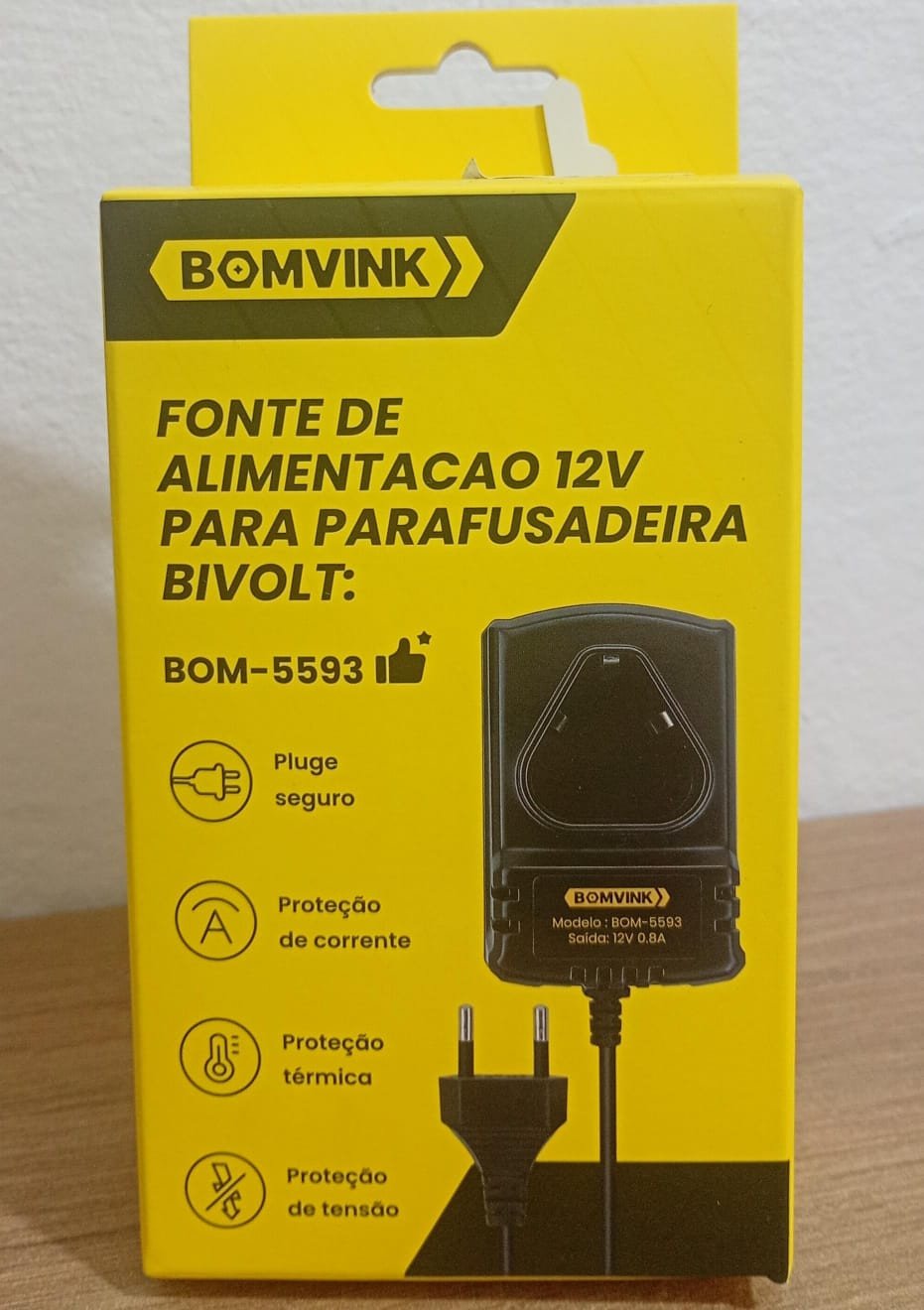 FONTE DE ALIMENTAÇÃO 12V PARA PARAFUSADEIRA BIVOLT