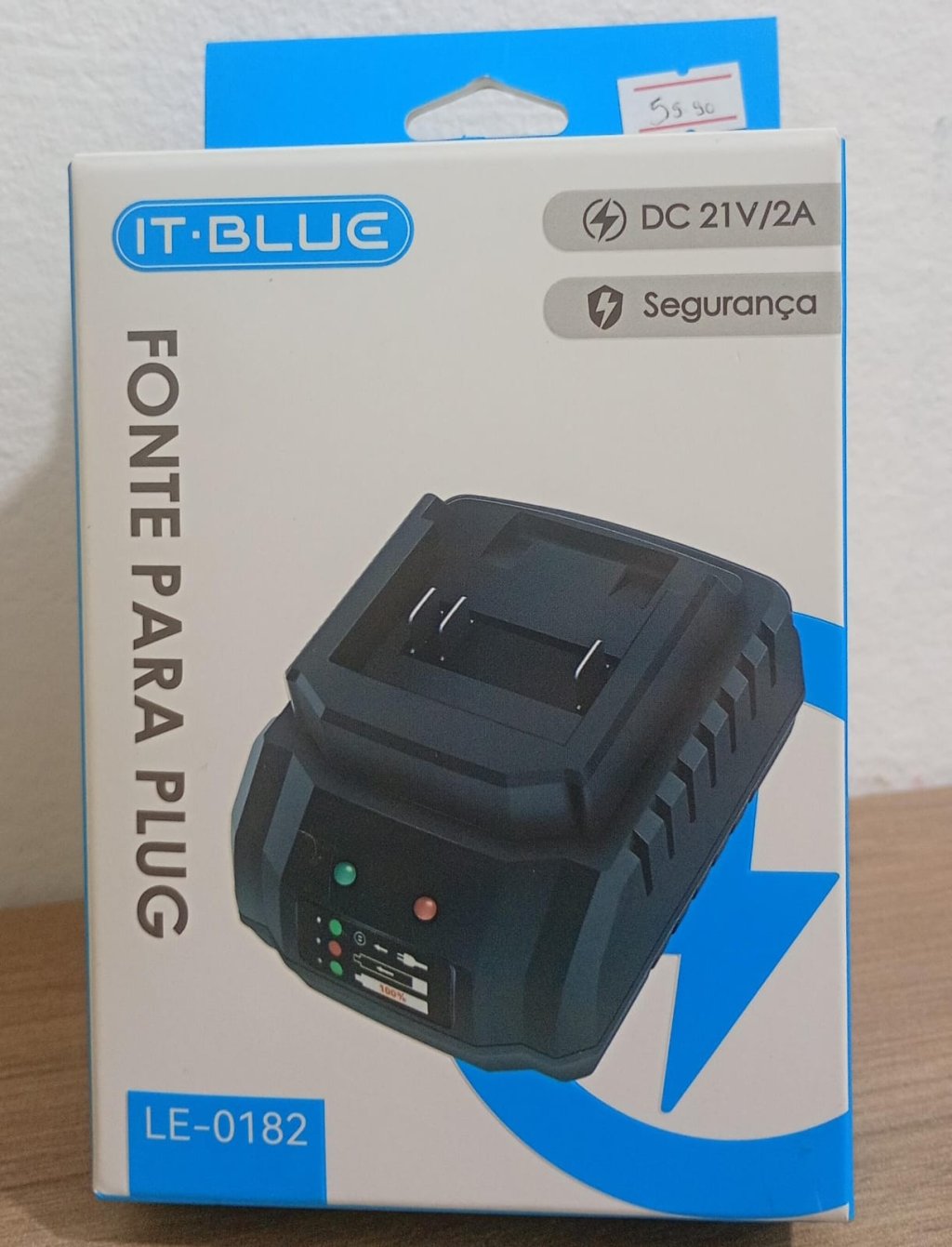 FONTE PARA PLUG DC 21V/2A
