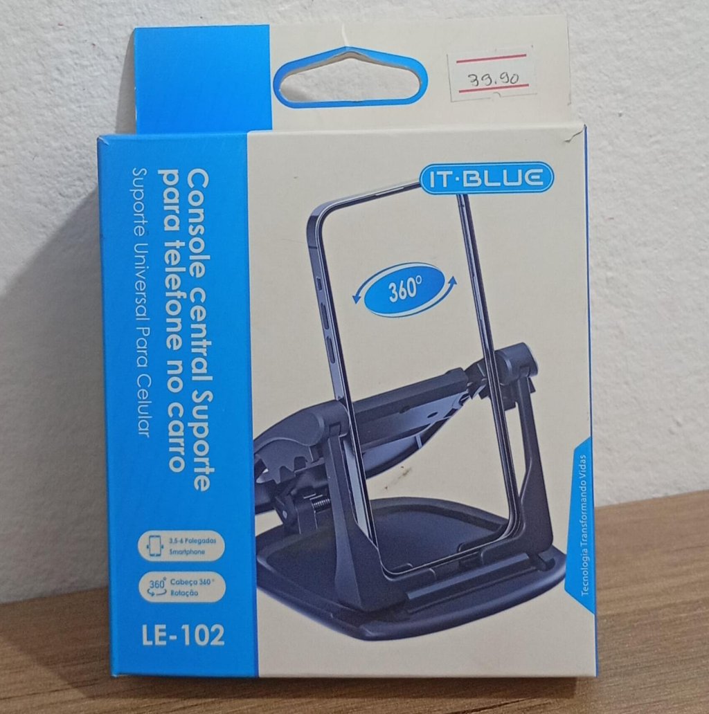 SUPORTE CENTRAL PARA TELEFONE NO CARRO