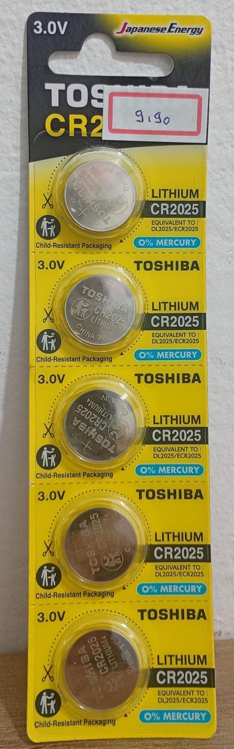 BATERIA DE LITIO CR 2025 TOSHIBA