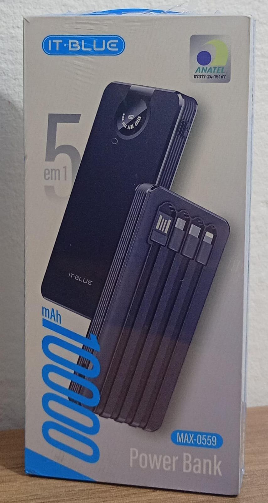 POWERBANK 10000MAH 5 EM 1 37W