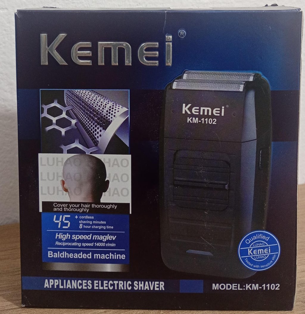 MAQUINA SHAVER PARA CABELO E BARBA KEMEI