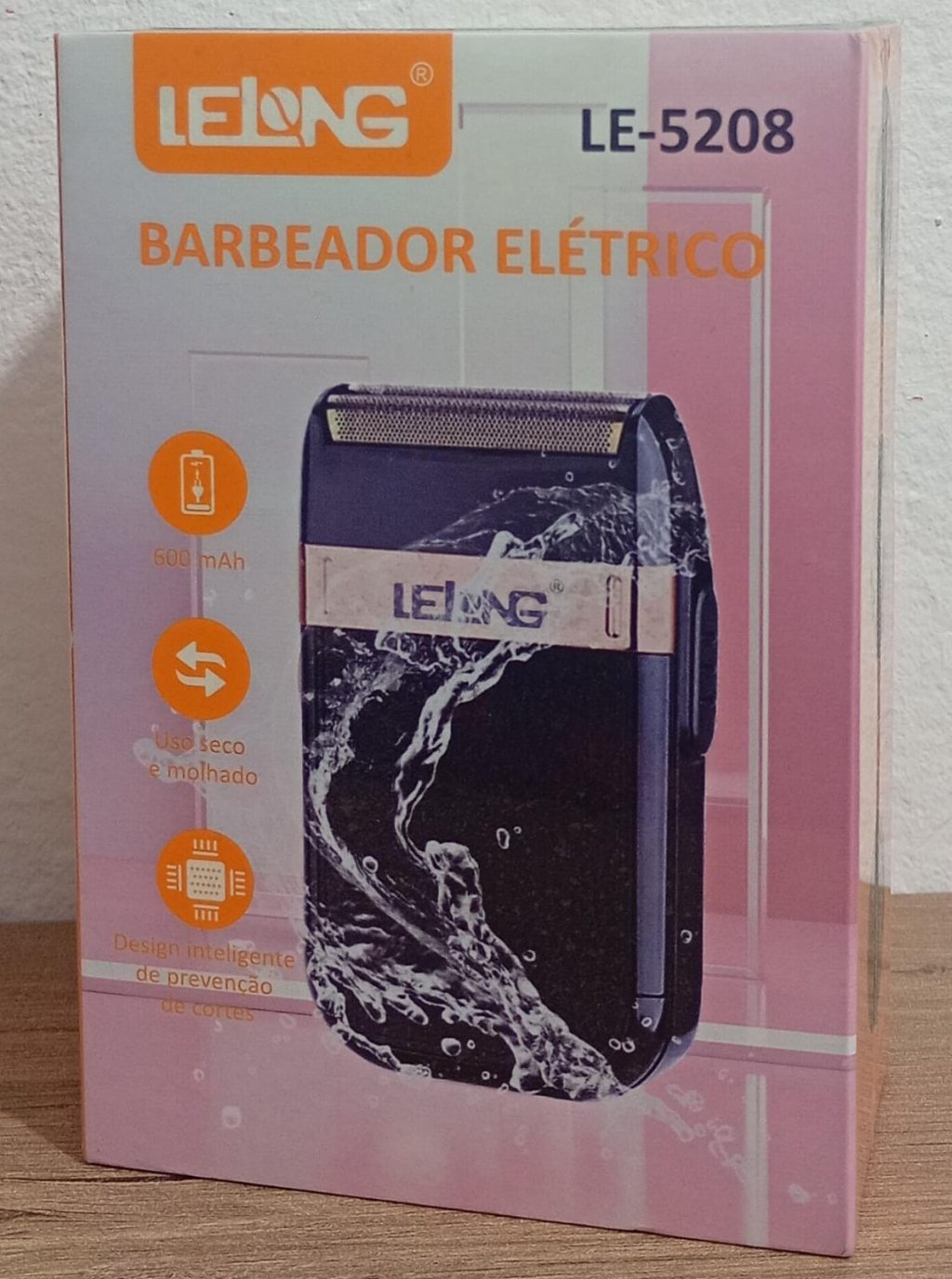 BARBEADOR ELÉTRICO RECARREGÁVEL LELONG