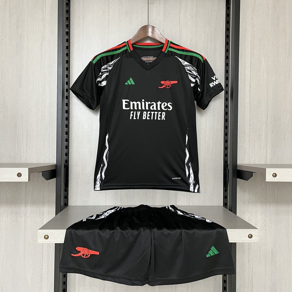 KIT INFANTIL ARSENAL PRETA