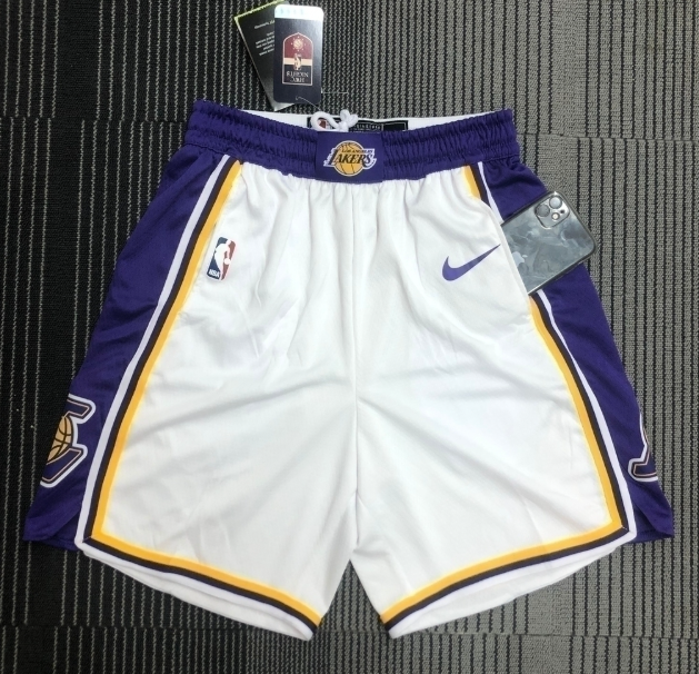 SHORT LOS ANGELES LAKERS - BRANCO