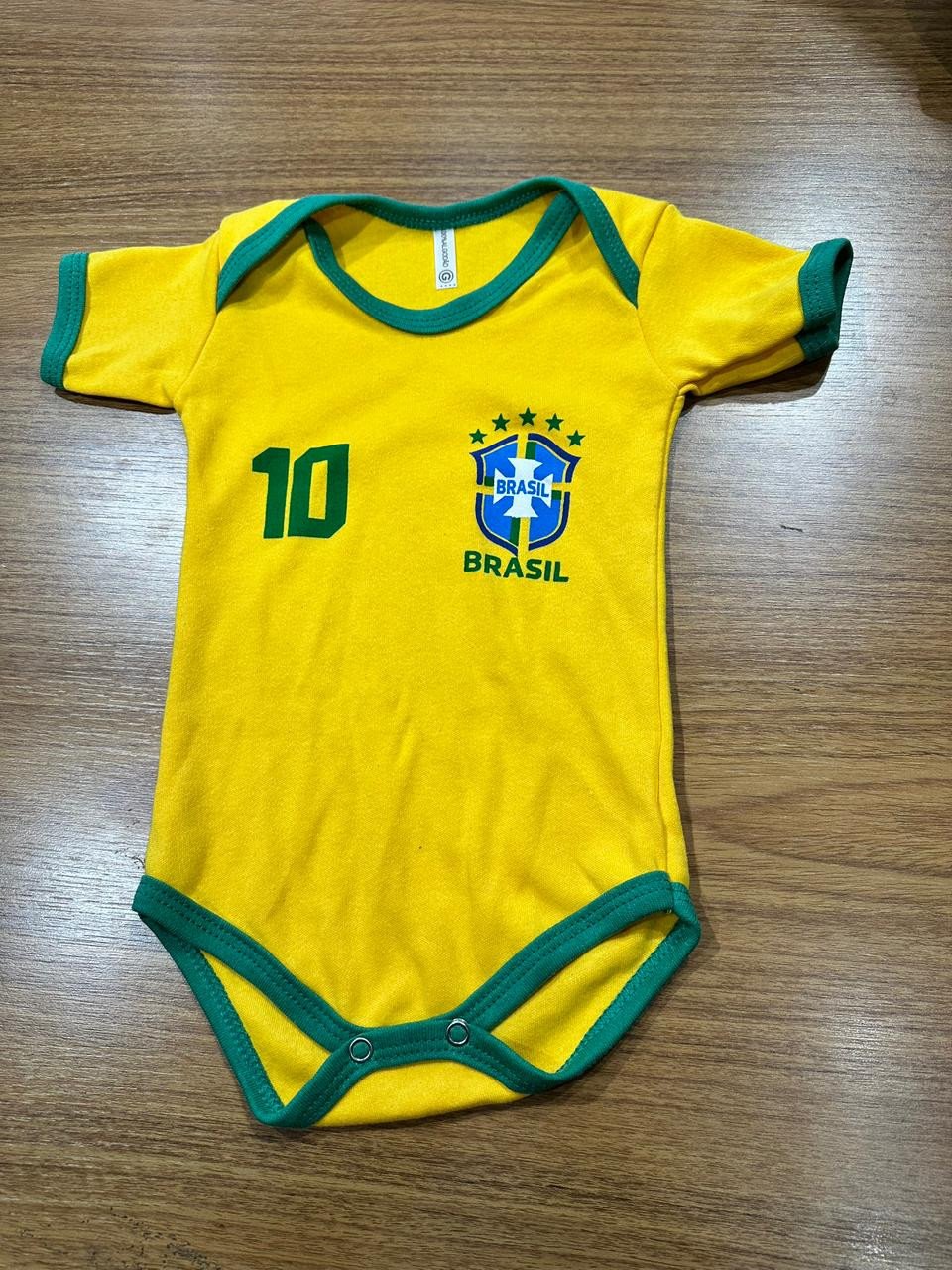 BODY BRASIL AMARELO 