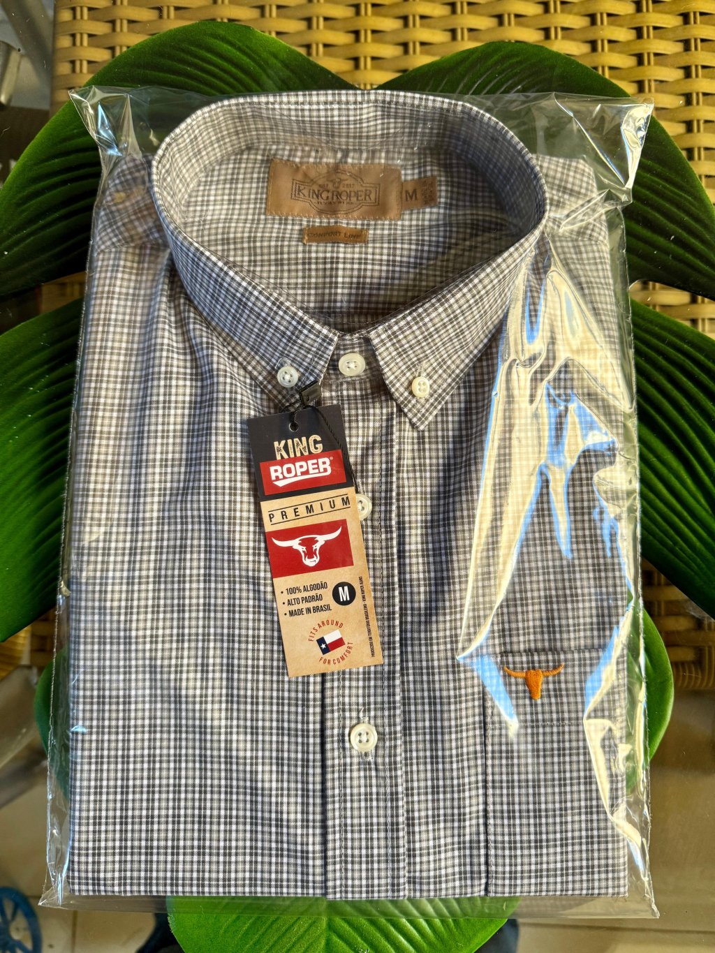 Camisa Xadrez NOVA MEDIDAS CONFORTO(MAIS LARGA)