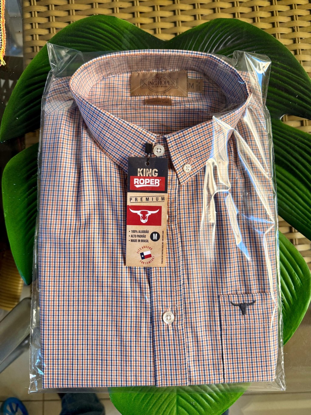 Camisa Xadrez NOVA MEDIDAS CONFORTO(MAIS LARGA)