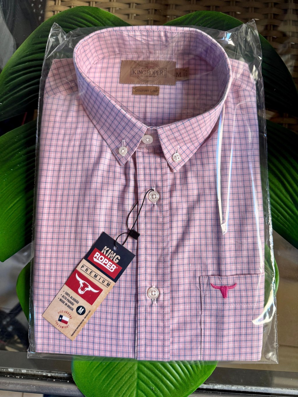 Camisa Xadrez NOVA MEDIDAS CONFORTO(MAIS LARGA)
