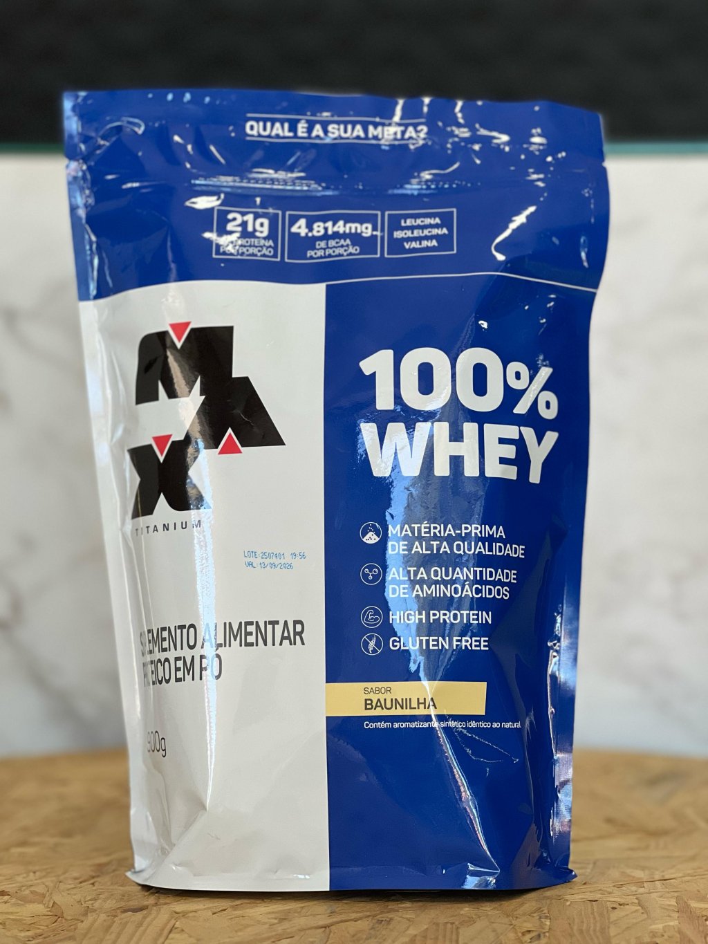 MAX TITANIUM - WHEY 100% REFIL 900G