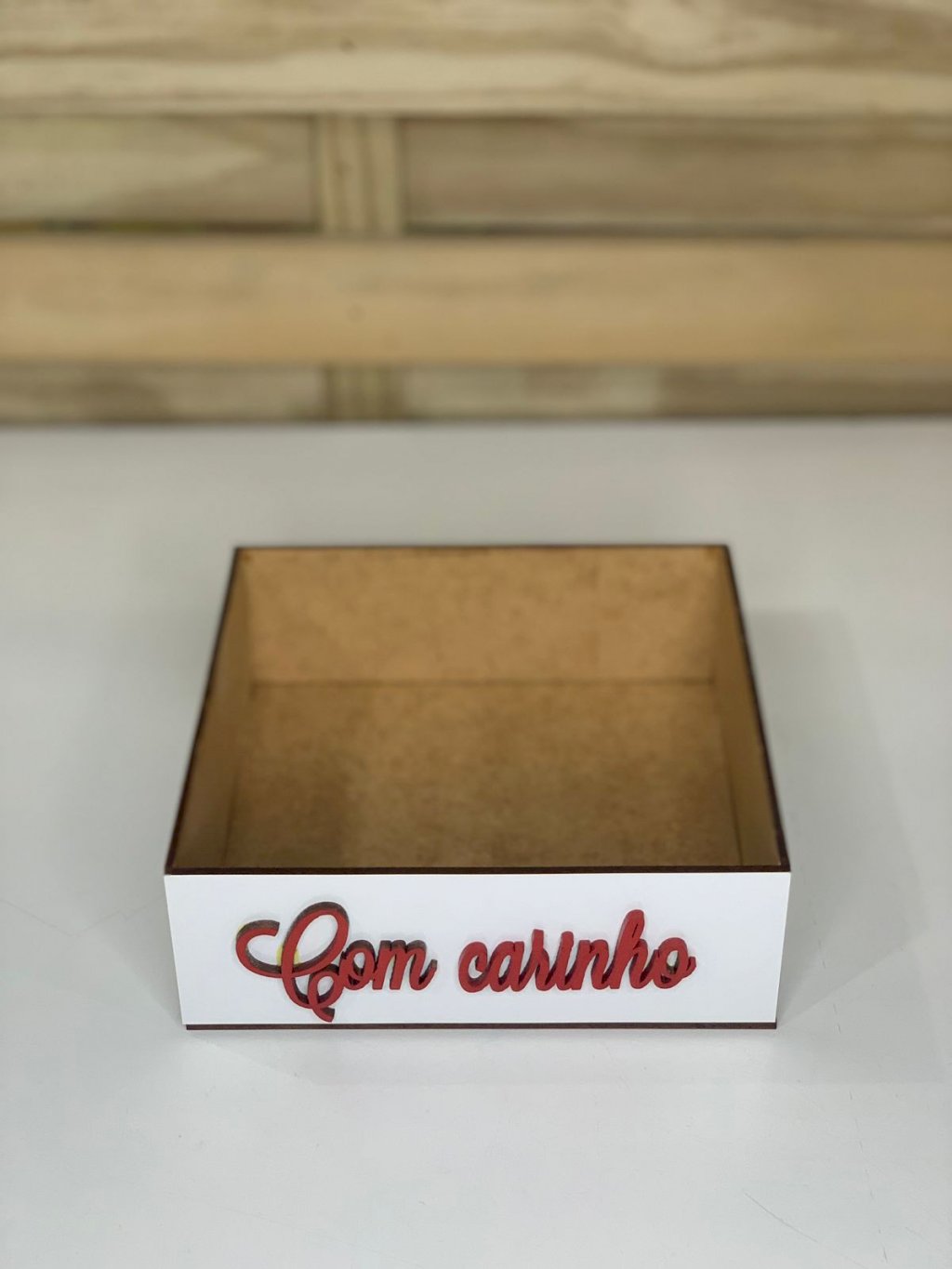 Bandeja branca MDF laminado 580435 - 2