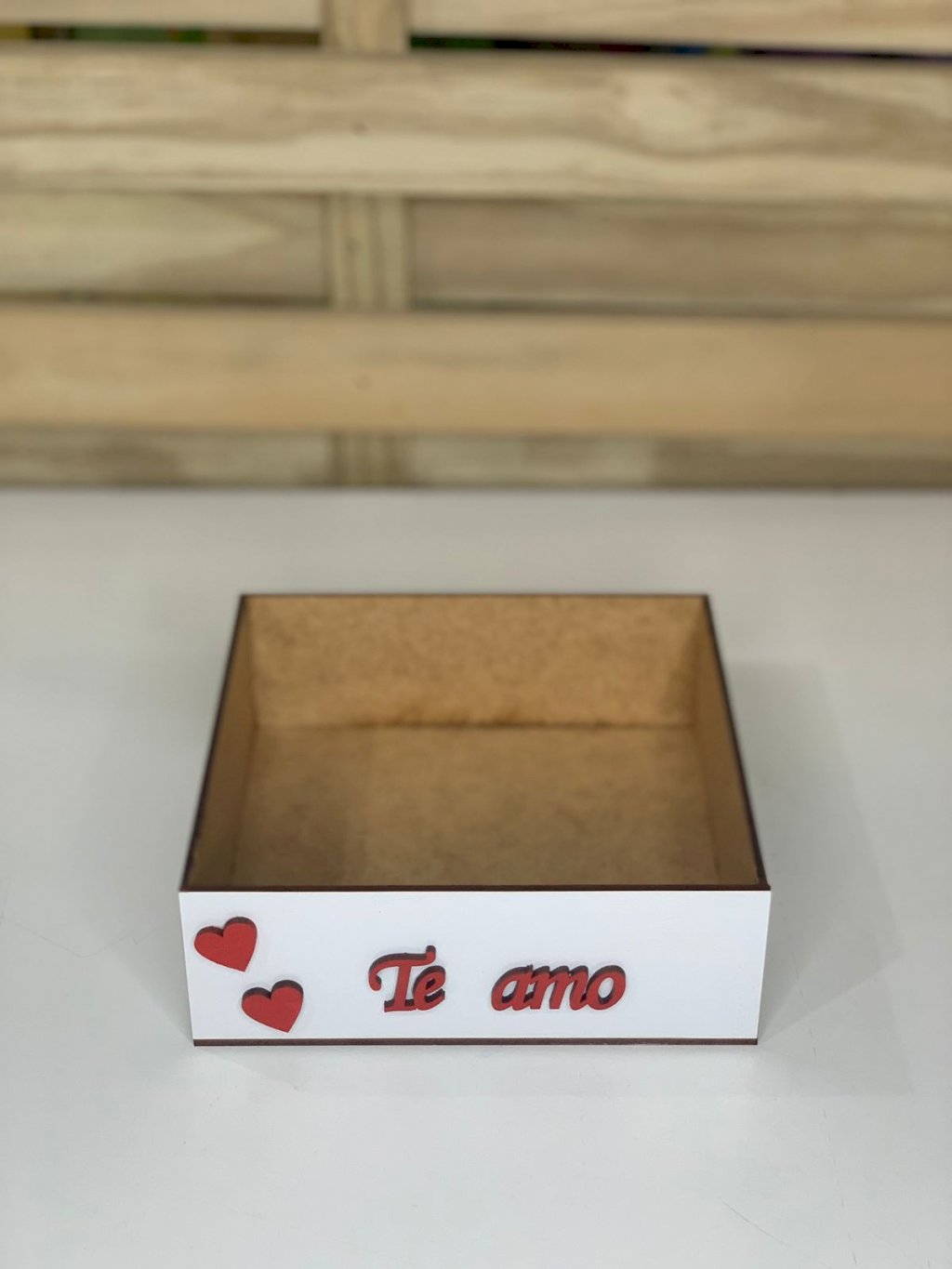 Bandeja branca MDF laminado 580435 - 3