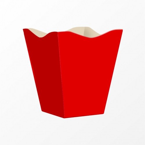 CACHEPOT VINTAGE LISO GRANDE UNIDADE VERMELHO 29266
