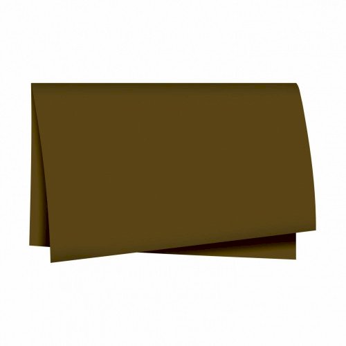 PAPEL SEDA LISO 49CMX69CM 100FLS MARROM 32117
