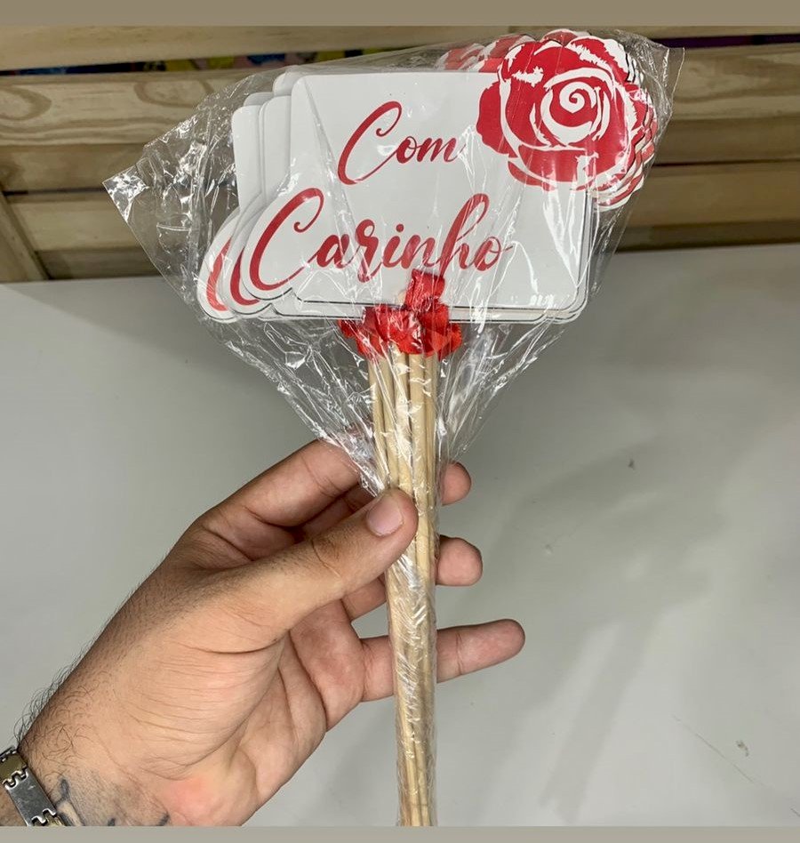 PICK COM CARINHO 28CM C/10 645721